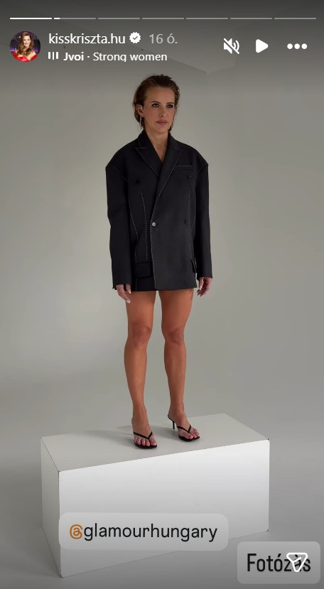 Kiss Kriszta gondolkodás nélkül bevállalta ezt az izgalmas szettet