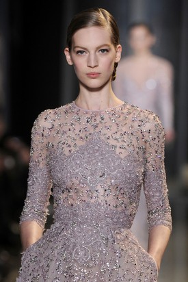 Axente Vanessa az Elie Saab haute couture show-n