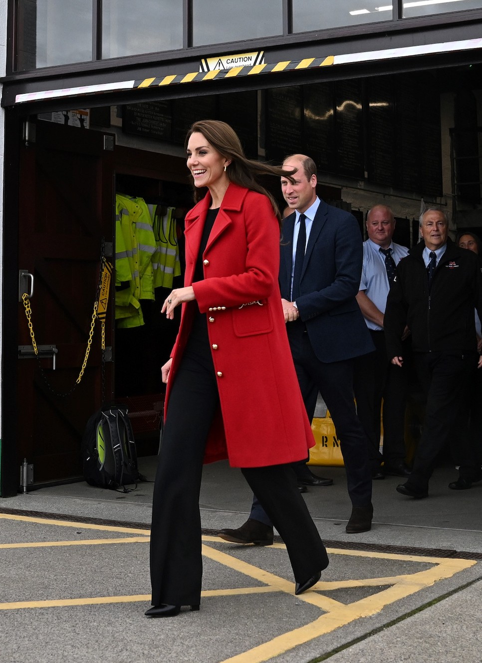 Katalin hercegné újrahasznosított kabátban kezdi új életét