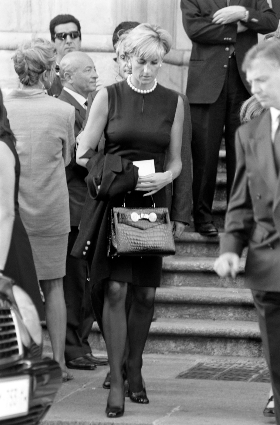 Diana hercegné és Carolyn Bessette-Kennedy is ott volt Versace temetésén 1997 július 22-én 