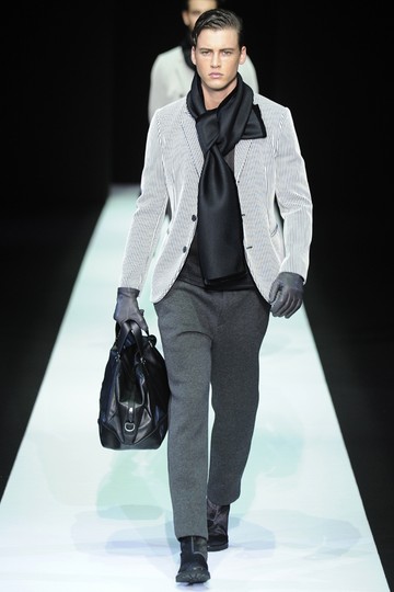 Kovács Alfréd (Alfred Kovacs - Wam Models) az Emporio Armani kifutóján