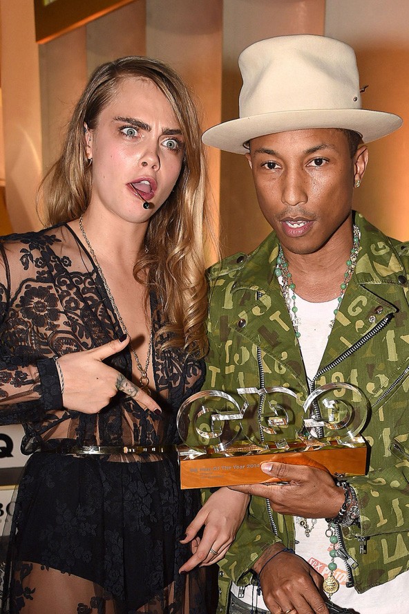 Cara Delevingne, pharrell williams