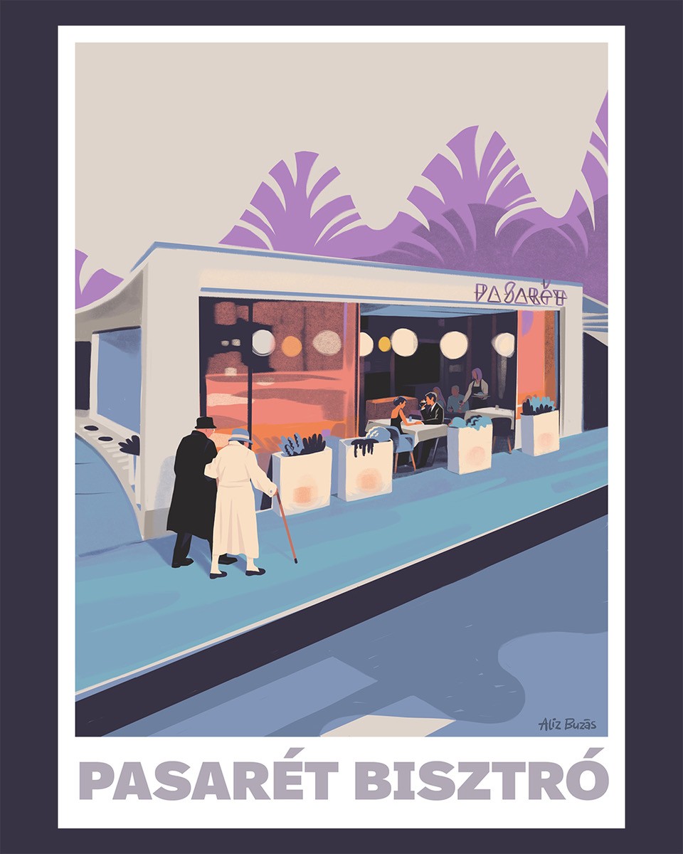 Printekkel a kávézókért – Buzás Aliz illusztrátor egyedi plakátokkal segíti kedvenc budapesti helyeit