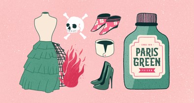 Férfigyilkos gallér, rákot okozó zöld szín - Divattrendek, amik ezrek életét követelték