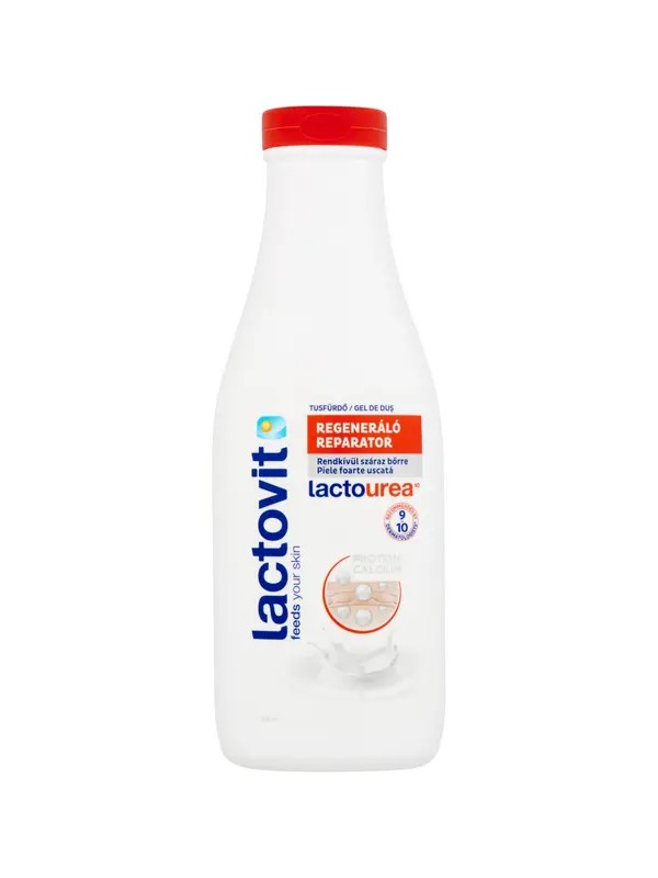 Lactourea tusfürdő LACTOVIT 1499 Ft/600 ml (2,49 Ft/1 ml) a Rossmann üzleteiben és online, GLAMOUR-napok Summer Week kuponnal, 25% kedvezménnyel 1124,25 Ft