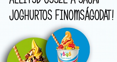 Állítsd össze a saját joghurtos finomságodat!