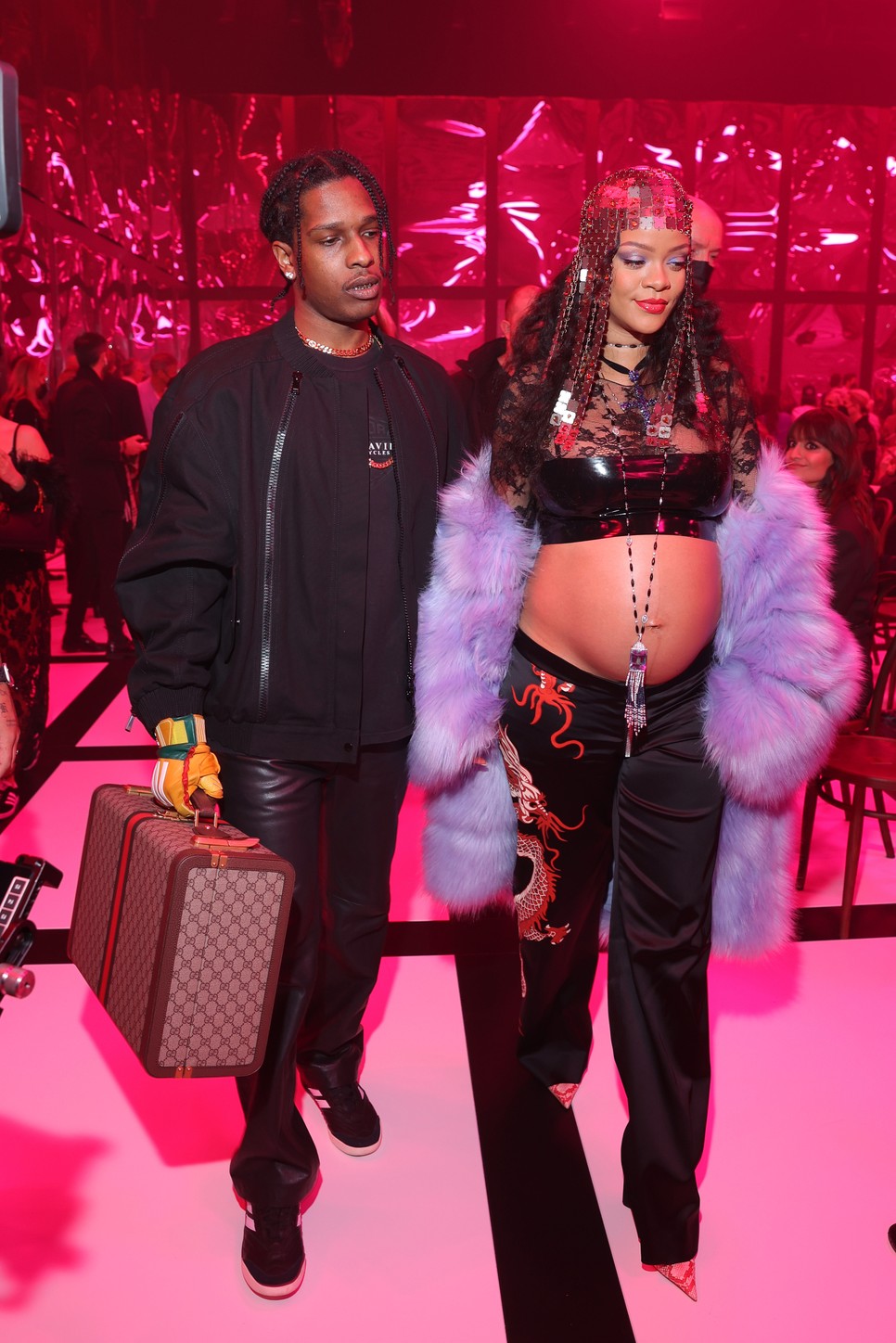  Rihanna és A$AP Rocky a milánói divathéten