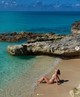 Mivel légiutas-kísérőként dolgozik, rengeteg álomszép helyszínre eljutott már. Ez a strandfotó például a Bahamákon készült róla.  