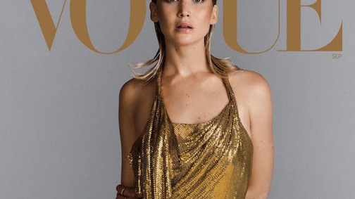 Jennifer Lawrence az évszázad Vogue címlapján, és még egy sztárfestő portrét is készített hozzá