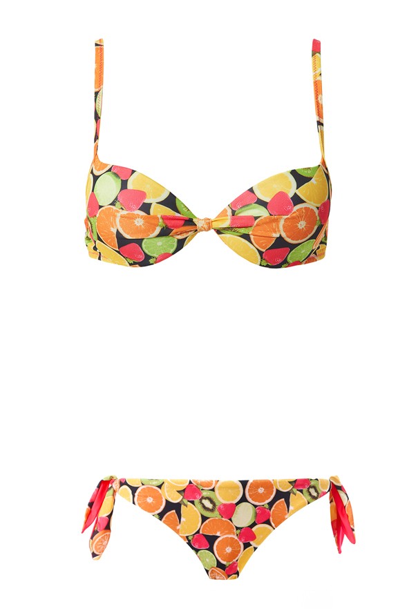 Gyümölcsös push-up bikinifelső és alsó TEZENIS 3290 Ft, 3290 Ft