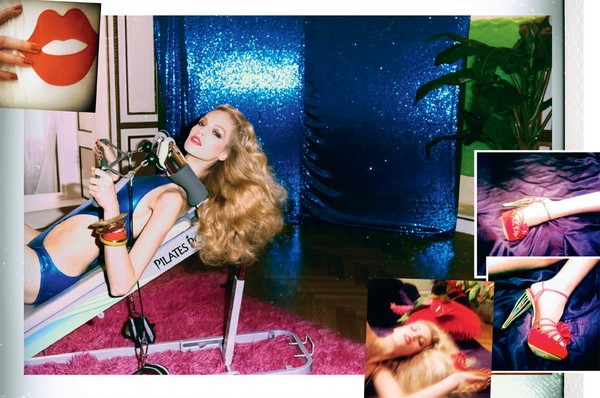 Axente Vanessa az olasz Vogue-ban, Fotó: Steven Meisel/Vogue Italia