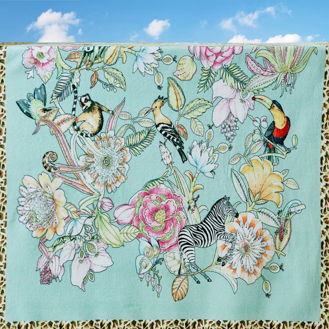 Virágos-állatos törölköző ZARA HOME 9995 Ft