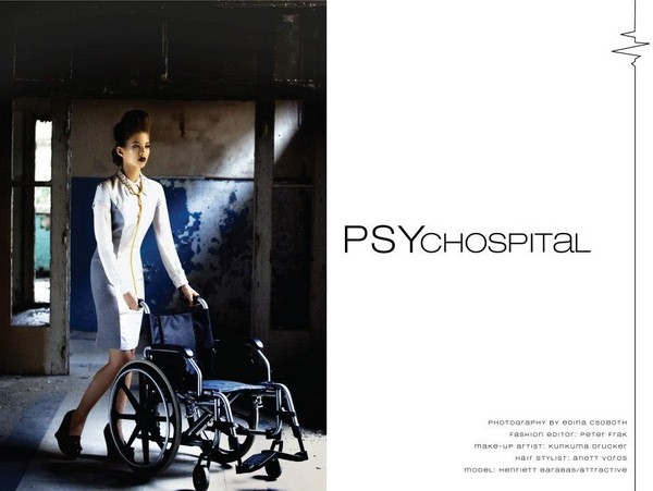 Fotó: Csoboth Edina, Modell: Barabás Henriett/Attractive, Styling: Frák Péter, Smink: Kunkuma Drucker, Fodrász: Vörös Anett /Microphone Hair, Fotóasszisztens: JámborZsófi, Tipo: Liziczai RékaRuhák : Napsugar von Bittera, Nora Sarman, Vivienne Westwood, ASOS, Mellow Yellow, Aldo, Zara & Vintage Pieces