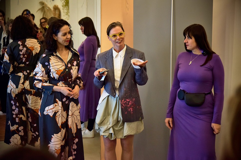 Korn Anita, Mengyán Eszter és Dobozy Rózsa, a RaD alapítói