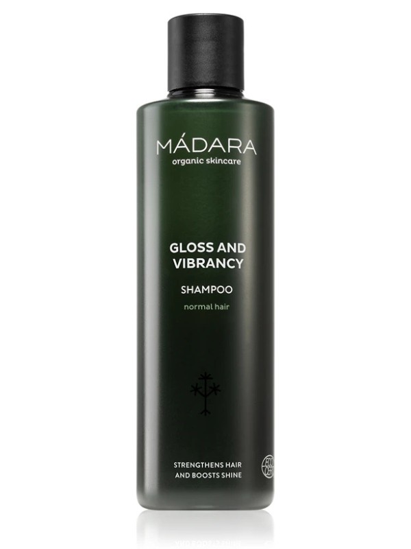 Gloss and Vibrancy sampon MÁDARA 5990 Ft/ 250 ml (23,96 Ft/1 ml) - naturalskin.hu