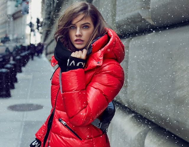 Palvin Barbara 2019-es Mackage őszi-téli kampányban