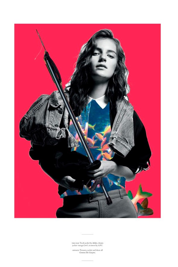 Laura Kampman a Twin magazin montázzsal készült divatanyagában, volt ennél még furább is!