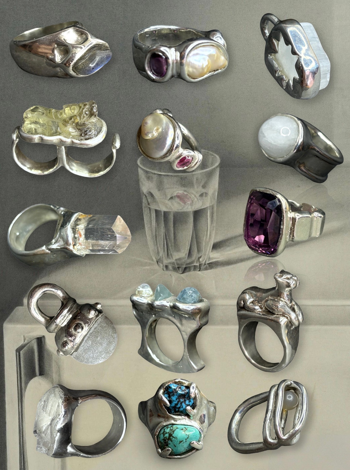 Mintha egy titokzatos tündér erdejében találnánk magunkat a MÁLNA ékszerkollekcióját hordva