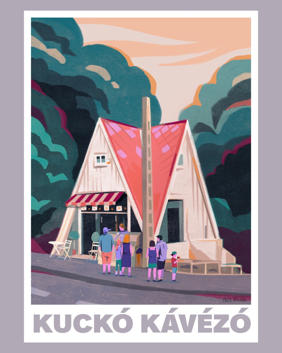 Printekkel a kávézókért – Buzás Aliz illusztrátor egyedi plakátokkal segíti kedvenc budapesti helyeit