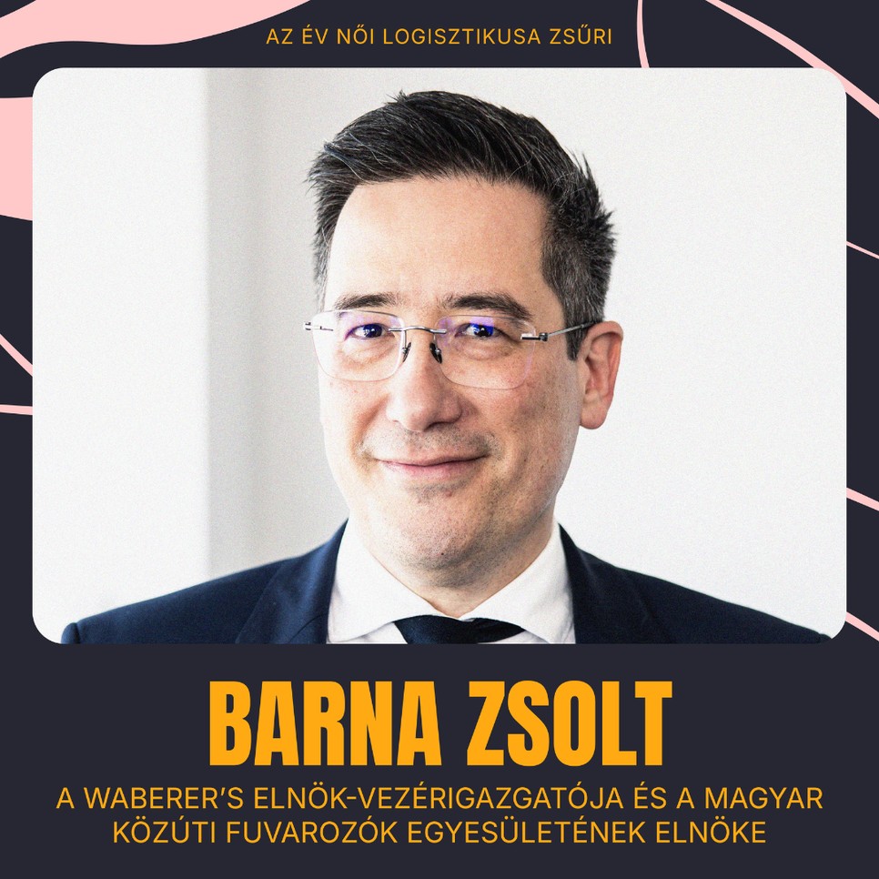 Barna Zsolt Waberer's elnök-vezérigzgatója Magyar Közúti Fuvarozók Egyesületének elnöke