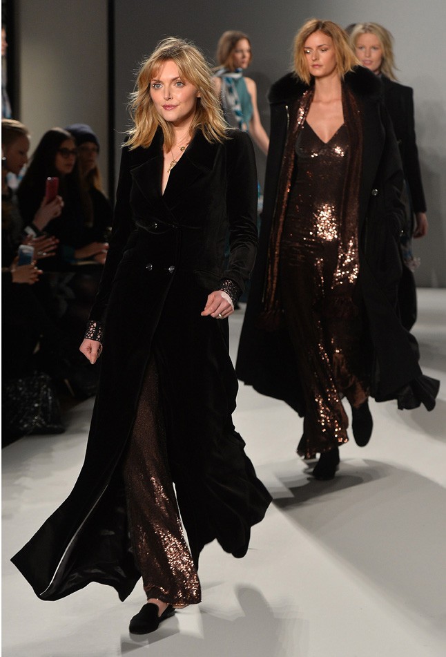 Sophie Dahl az Alice Temperley kifutóján