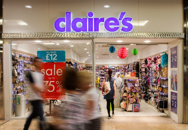 Egy Claire´s üzlet