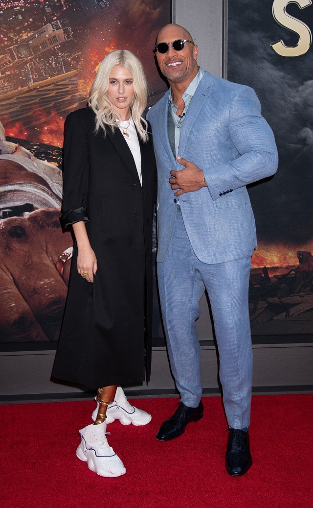 Dwayne Johnson és Lauren Wasser