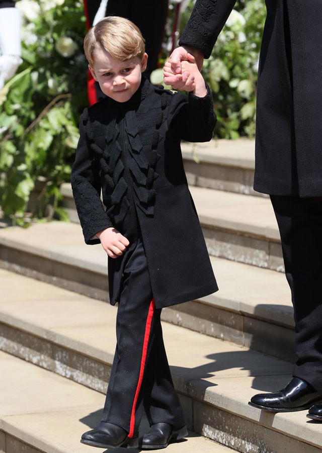 Voltak pillanatok, amikor György herceg kissé nyűgös volt