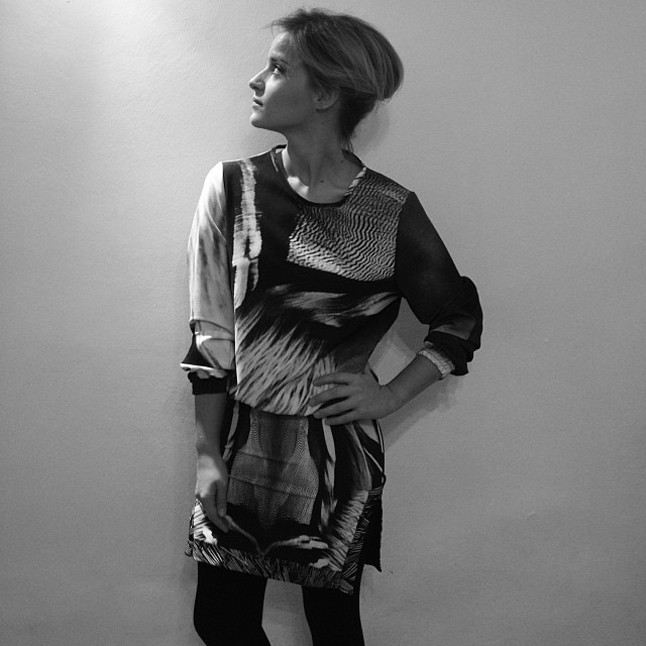 Odett Szegedi Kata remek ruhájában.