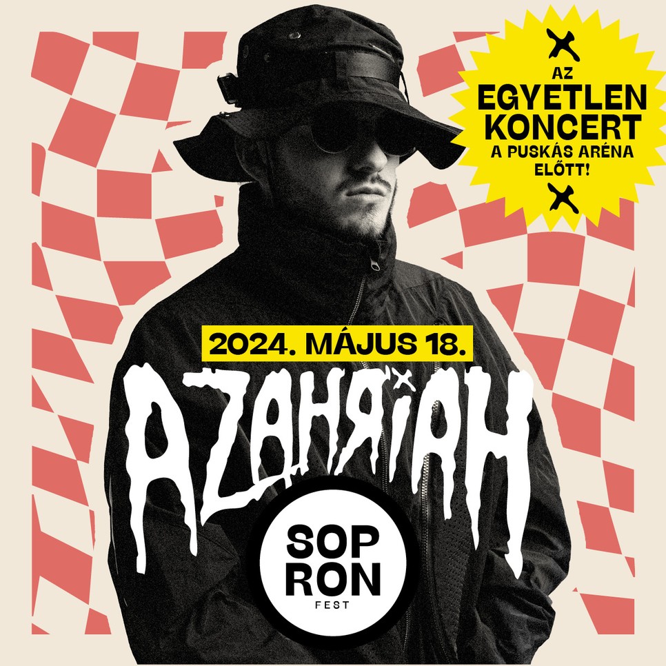 Azariah fellépéséről a SopronFest eseményen nem maradhatsz le!