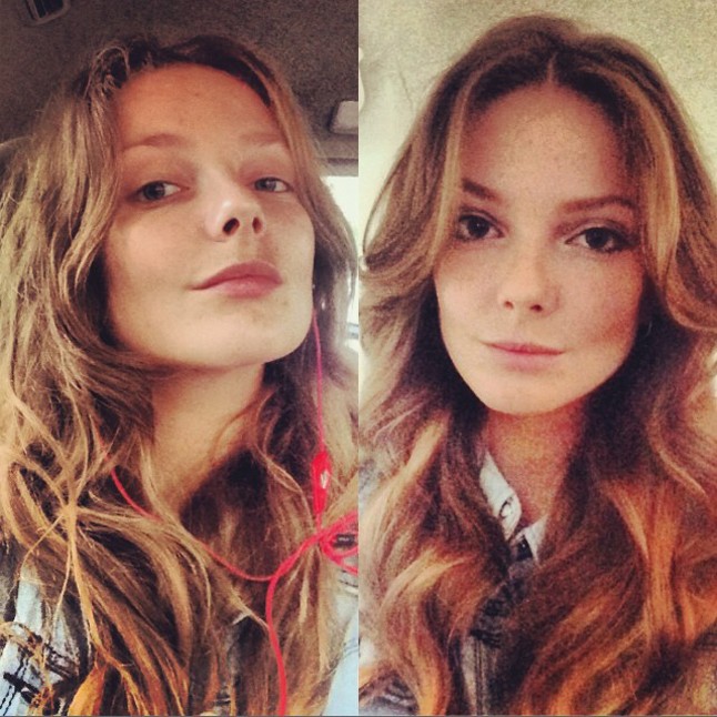 Mihalik Enikő sminkben vagy anélkül is gyönyörű!