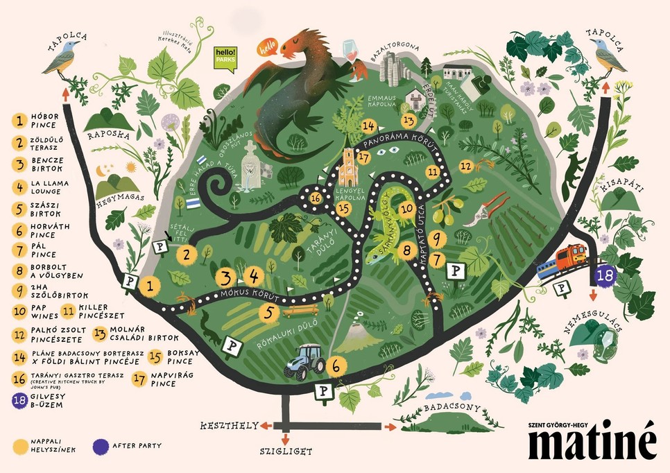 A Szent György-hegy Matiné 16+1 helyszínen várja az érdeklődőket