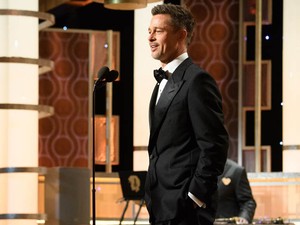 Brad Pitt hiába mosolygott, nagyon összetörtnek látszott a Golden Globe-on