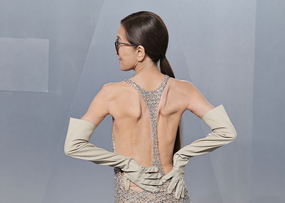 Vera Wang ruhája nem sokat hagyott a képzeletre