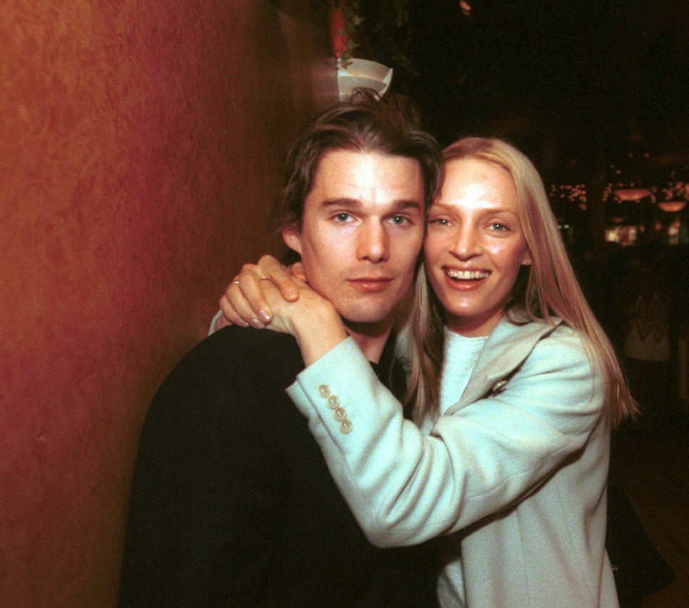 Ethan Hawke és Uma Thurman 2000-ben