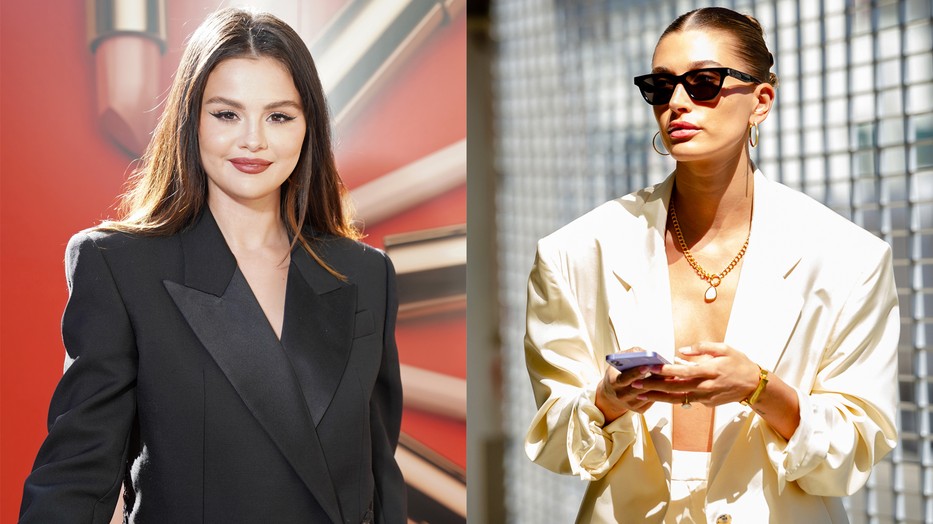 Hailey Bieber és Selena Gomez egyetértenek abban, hogy a gyűlöletkeltésnek semmi értelme | Fotók: Presley Ann; John Sciulli