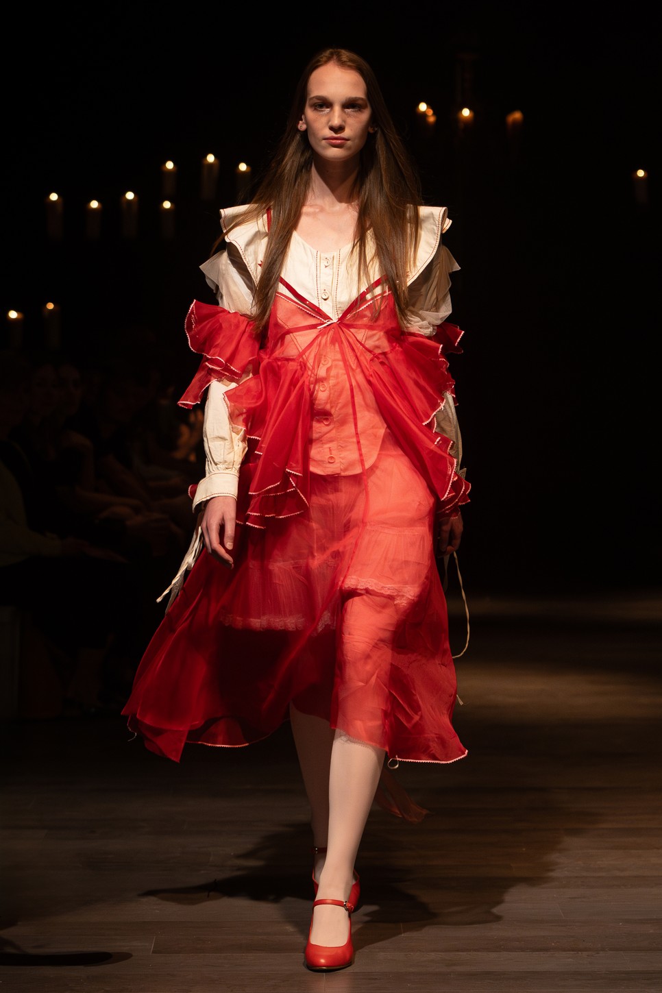 Fábián Kis-Juhász modellje a Not Allowed divateseményen Fotó: Czunderlik Robin