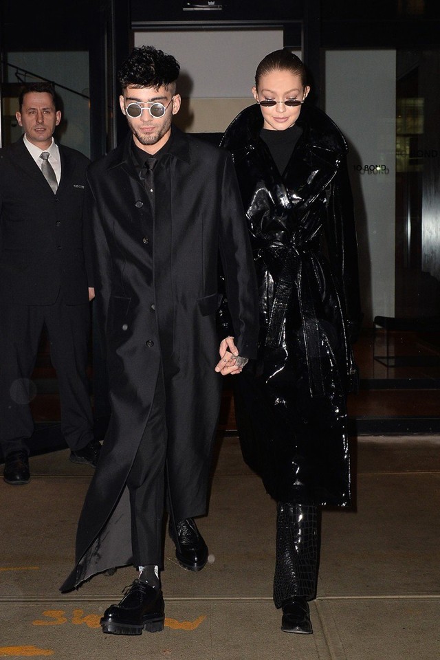 Gigi Hadid Zayn Malik Men in Black