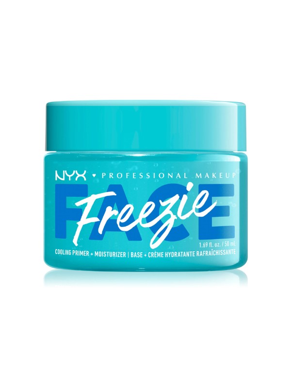 Face Freezie Cooling primer NYX 7999 Ft/50 ml - Hógombával és niacinamiddal gazdagított hidratáló primer. Egyedi fagyasztott sorbet textúrával, amely megolvad a bőrödön és friss, hűsítő érzést hagy maga után. 