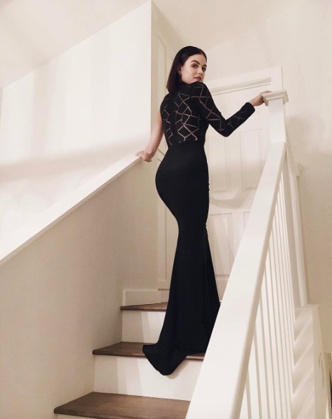 Lucy Hale Golden Globe