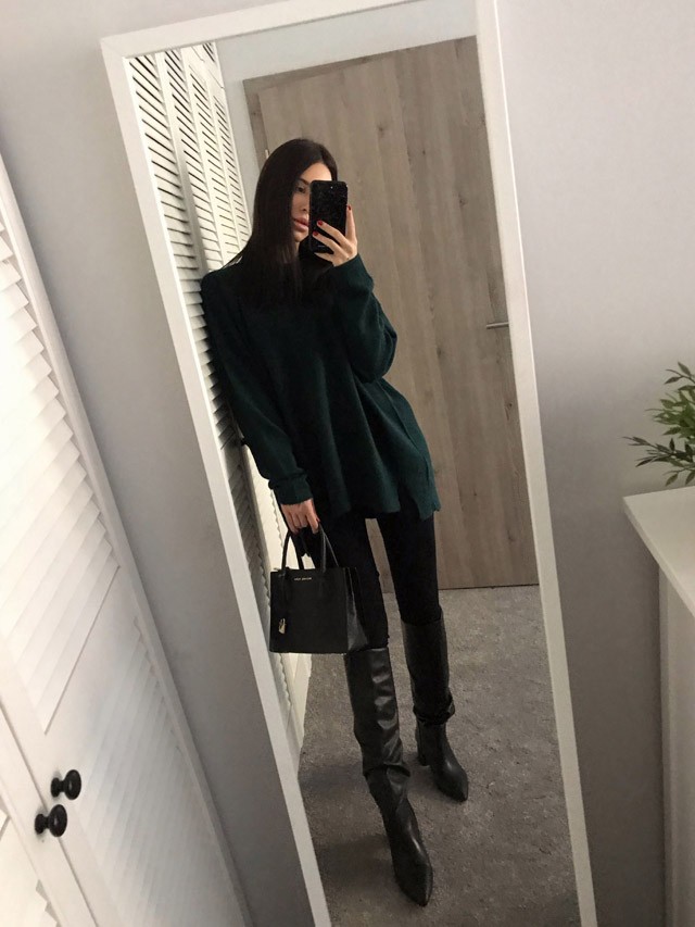 Lukovics Tamara egy letisztult szettben tölti a szentestét