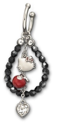 Hello Kitty Glamour fülbevaló a Swarovskitól