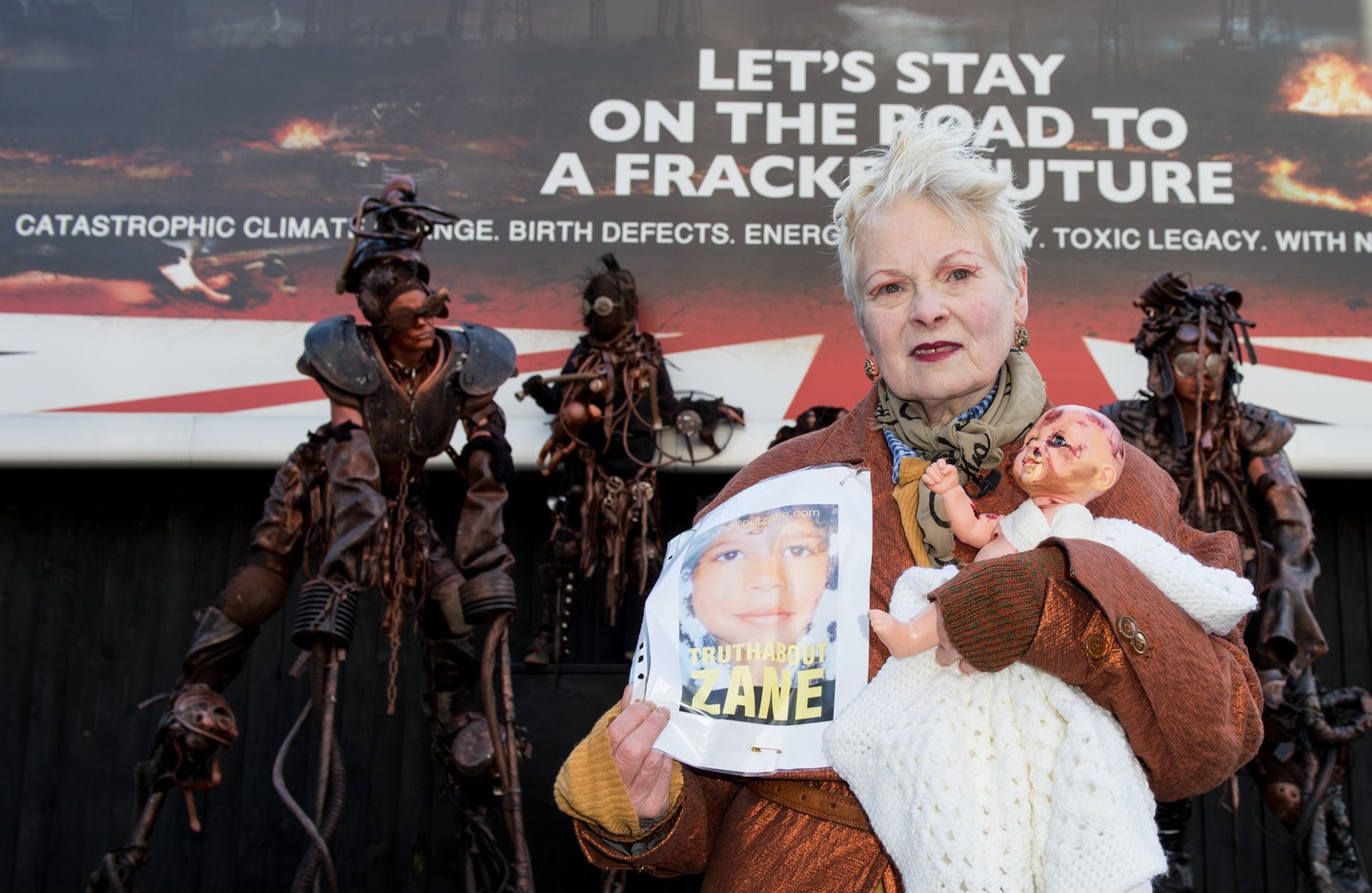 Vivienne Westwood aktivizmusáról is ismert volt