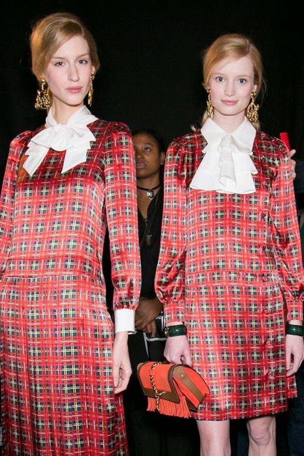 Luca a Moschino show előtt