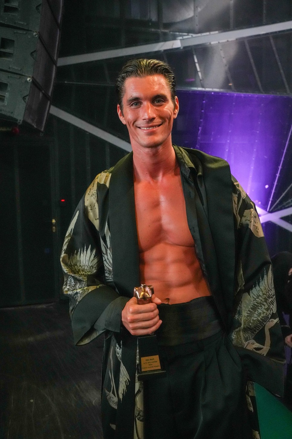 Dan, azaz Dán Zsolt vihette haza Az év férfimodellje díjat a  Fashion Awards Hungary díjátadó gáláról