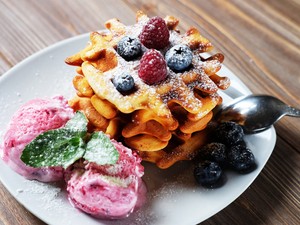 Napi recept: ez a belga gofri fagyival az igazi