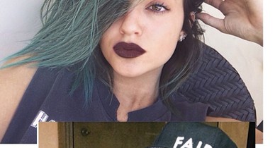 Kim Kardashian 16 éves húga türkiz hajszínre váltott