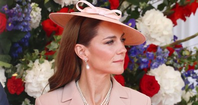 Katalin hercegné szépsége mesébe illő: púderrózsaszín Dior szettjében mindenkit túlragyogott