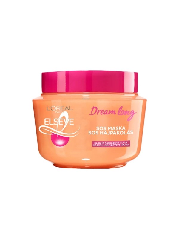 Elseve Dream Long hajpakolás hosszú, igénybevett hajra L’OREAL PARIS 1599 Ft / 300 ml (5,33 Ft / 1 ml) a Rossmann üzleteiben és online, GLAMOUR kuponnal 25% kedvezménnyel 1199,25 Ft