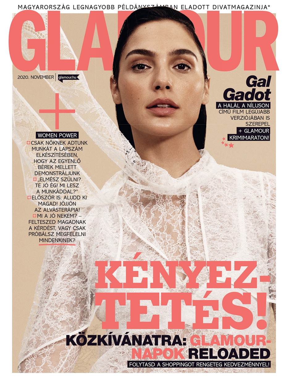 Gal Gadottal és egy egész Krimimaratonnal vár a GLAMOUR novemberi lapszáma